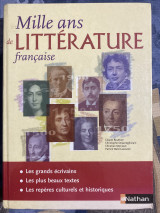 Mille ans de littérature française
