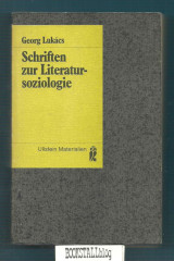 Schriften zur Literatursoziologie