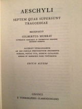 Aeschyli Septem quae supersunt tragodiae