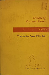 Critique of Practical Reason