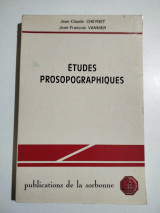 Etudes prosopographiques