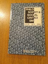 Philosophy & social criticism, vol. 28, no. 6