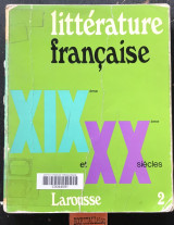 Littérature française Tome XIX et XXe siecle