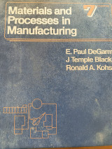 Materials and processes in manufacturing