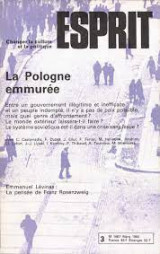Revue Esprit Mars 1982 La Pologne emmurée