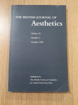 The British Journal of Aesthetics, Vol. 36, no. 4