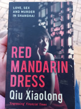 Red mandarin dress