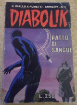 Diabolik Il Giallo A Fumetti, Patto di Sangue N. 4 - 1975