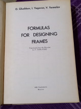 Formulas for designing frames