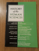 History of the Human Sciences, vol. 12, no. 2