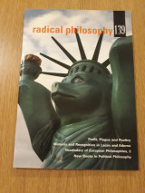 Radical Philosophy, issue 139 (September / October 2006)