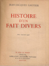 Histoire d'un fait divers
