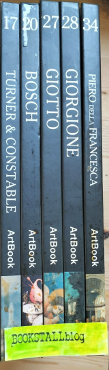 6 τόμοι ArtBook : Piero della Francesca - Turner & Constable - Giorgione - Giotto - Bosch - Jan van Eyck
