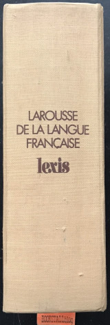 Larousse de la Langue Francaise lexis