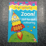 First activity - Zoom! dot to dot colouring
