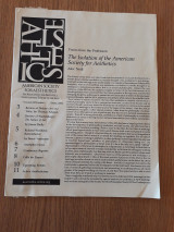 American Society for Aesthetics Newsletter, vol. 24,1 (Spring 2004)