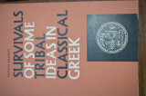 Survivals of Some Tribal Ideas in Classical Greek