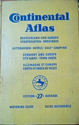 Continental Atlas Edition 27 - Ausgabe: Germany and Europe City Maps - Town Index
