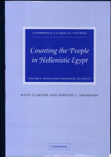 Counting the People in Hellenistic Egypt: Volume 1, Population Registers (P. Count)