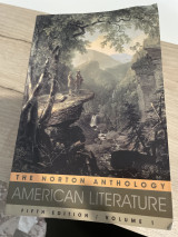 The norton anthology-American Literature-Fifth Edition/Volume 1