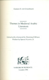 Themes in Medieval Arabic Literature