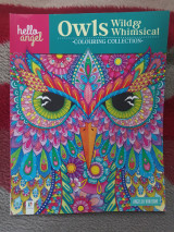 Owls Wild and Whimsical colouring collection