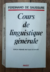 Cours de la lingustique generale