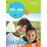 Wir alle A1- Kursbuch & Audios Online & Klett Book App