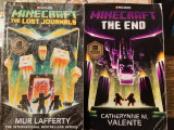 2 βιβλία. Minecraft The End + The lost journals.