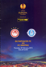 Ολυμπιακός - Ντίπρο / Match Program - Europa League 2014-2015