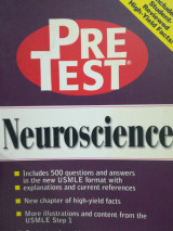 Neuroscience Pre-test 3 Self Assessment and Review