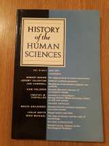 History of the Human Sciences, vol. 10, no. 2