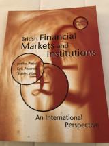 British Financial Markets and Institutions