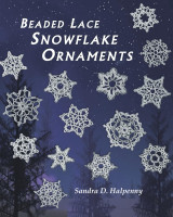Beaded Lace Snowflake Ornaments