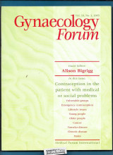 Gynaecology Forum Vol. 10, No. 3 : Contraception in the patient with medical or social problems
