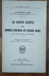 Les societes secretes des Hommes - Leopards en Afrique noire