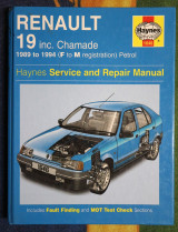 Renault 19 Haynes Service and Repair Manual