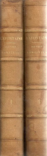 Oeuvres completes de J. de La Fontaine, Tomes 1-2