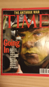 Time Magazine (The anthrax war - Going in Afghanistan) 29 Oct 2001