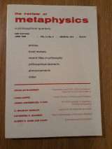 The review of metaphysics, issue no. 204