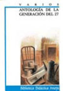 Antología de la generación del 27