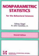 Nonparametric Statistics for the Behavioral Sciences