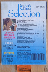 Reader's Digest Selection Janvier 1994 Les boom des eaux minerales. Interpol. France les nouveaux ruraux