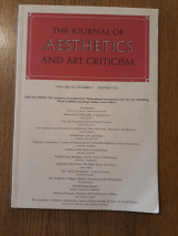 The journal of aesthetics and art criticism, vol. 69,1 (Winter 2011)