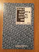 Philosophy & social criticism, vol. 28, no. 4 (2002)