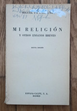 Mi Religion Y Otros Ensayos Breves