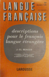 Descriptions pour le français langue étrangère