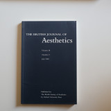 The British Journal of Aesthetics: Vol. 38 No. 3