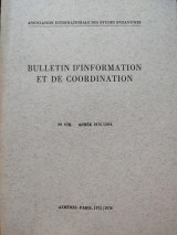 Bulletin D' Information Et De Coordination: No Viii