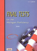 Final Tests for the Michigan Proficiency: Teacher's